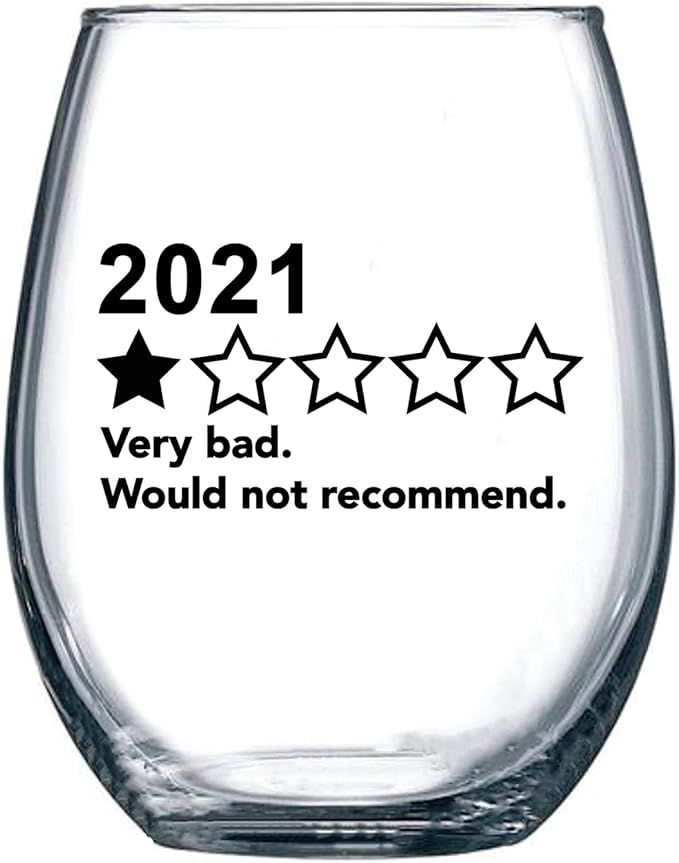 2021 Very Bad, Would Not Recommend One Star Review Gift - Best Gag Christmas Gifts for Women, Men... | Amazon (US)