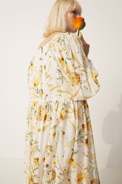 Crinkled long dress | H&M (UK, MY, IN, SG, PH, TW, HK)