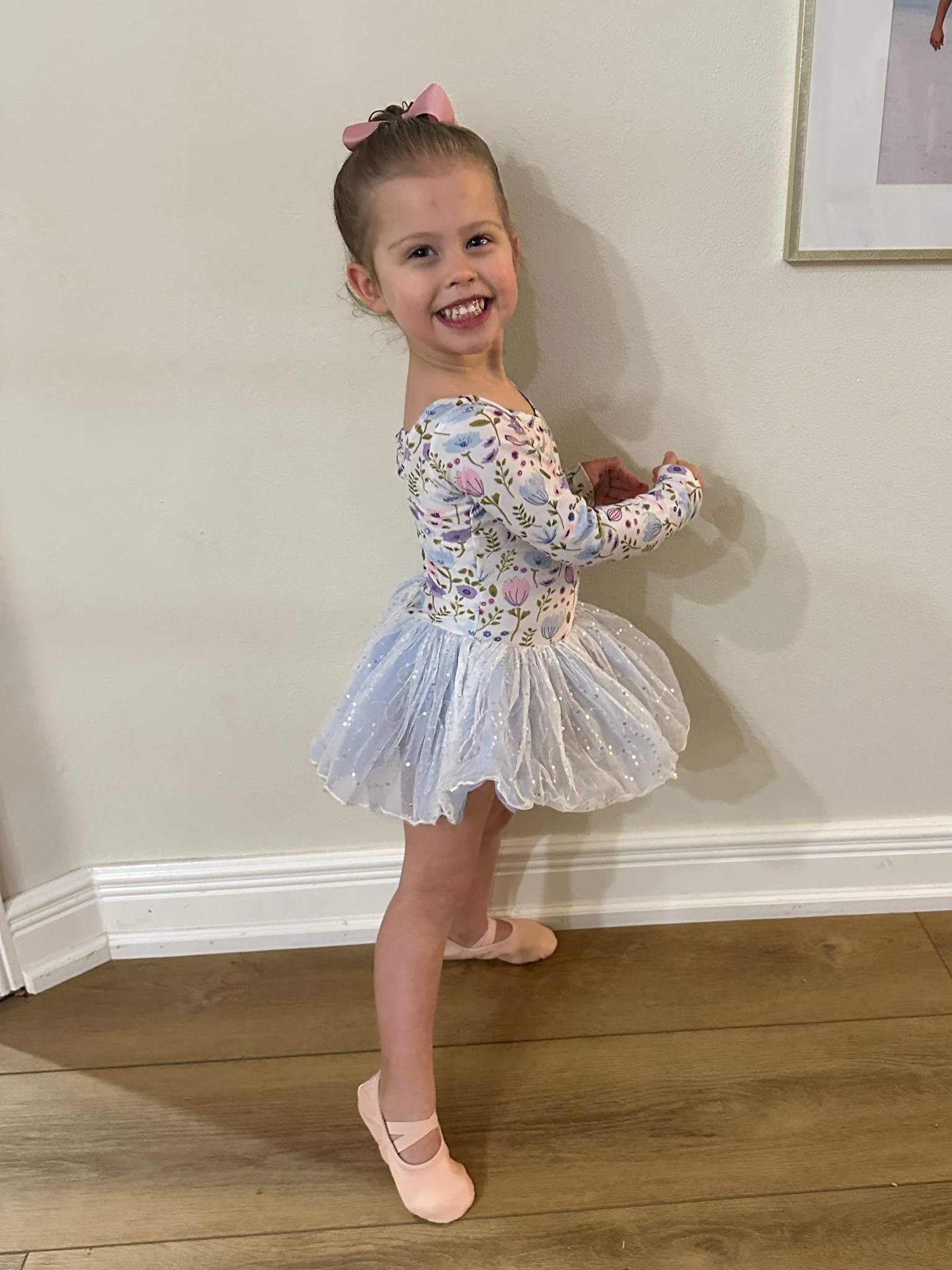 How cute is this floral skirted leotard with a tutu I found on Amazon! Dottie felt like a little princess in dance class. Also linking her ballet shoes and bows! All super affordable Amazon finds! Linking other dance clothes we own and love below. 

Toddler girls ballet outfit 

#LTKBaby #LTKFamily #LTKKids