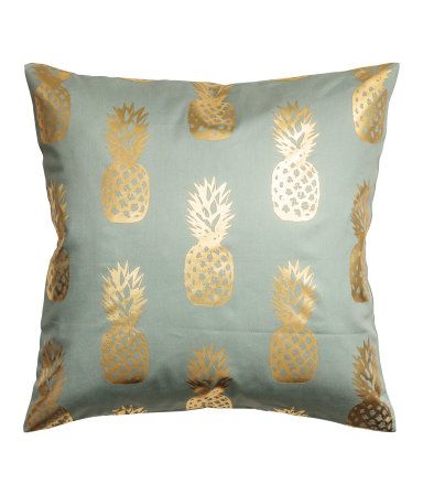 H&M Pineapple-print Cushion Cover $9.99 | H&M (US)