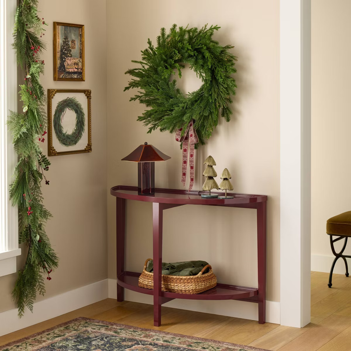 Fresh Cut Pine Holiday Wreath - Threshold™ designed with Studio McGee | Target