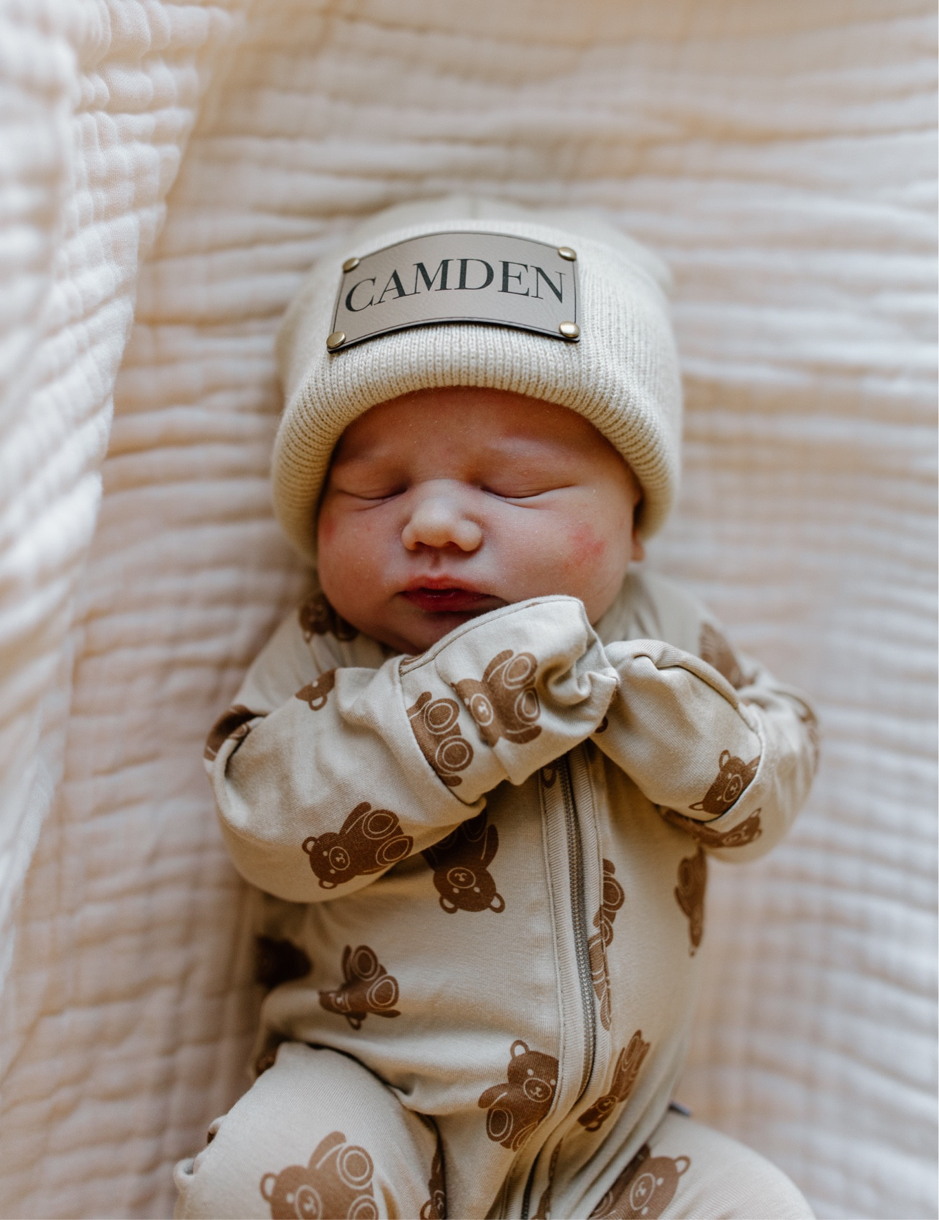 Still obsessing over these fresh 48 hour hospital pictures. How has it been a month already? So glad we used the cutest beanie to announce his name!he's

#LTKkids #LTKbump #LTKbaby