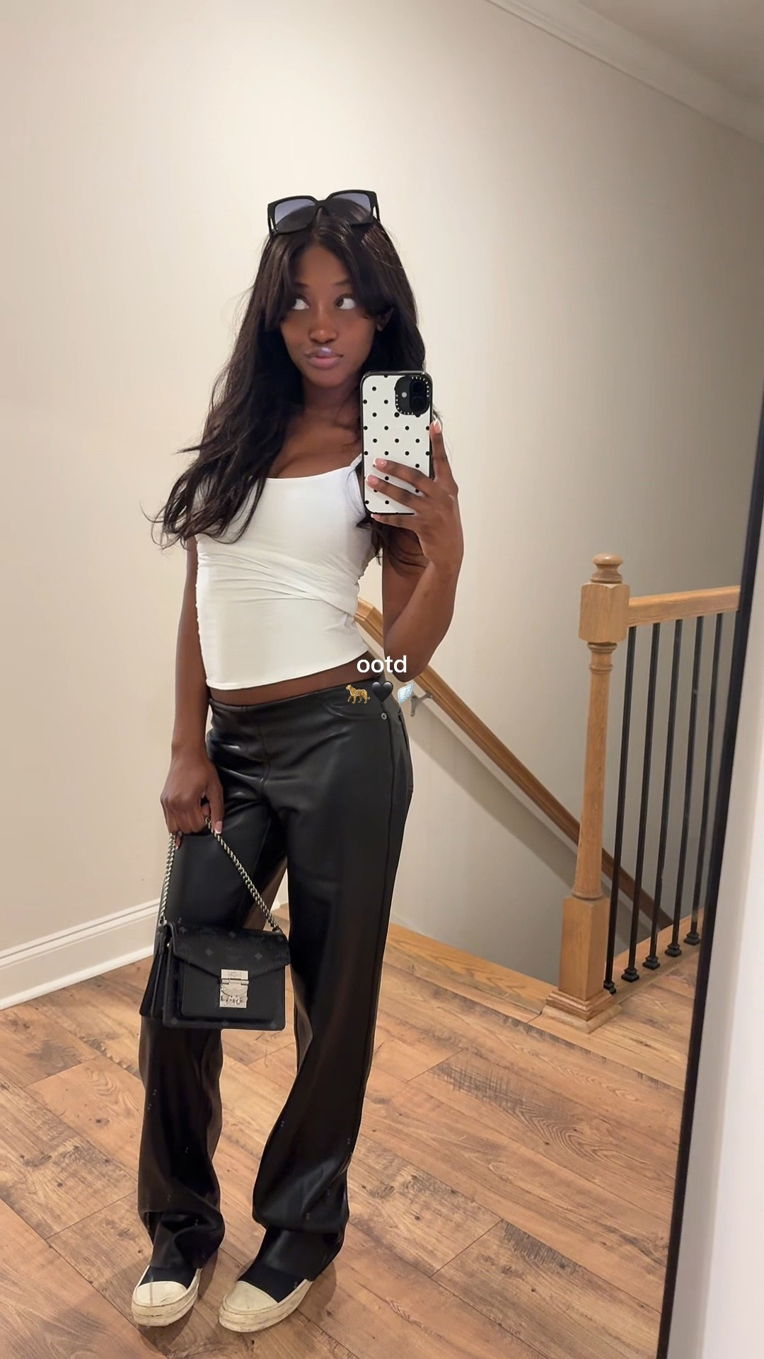 Yitty black leather pants + white tee outfit combo! 🖤 perfect cool girl outfit (my Rick Owens are the canvas boots  not leather) 

#LTKootd #LTKPetite #LTKFestival