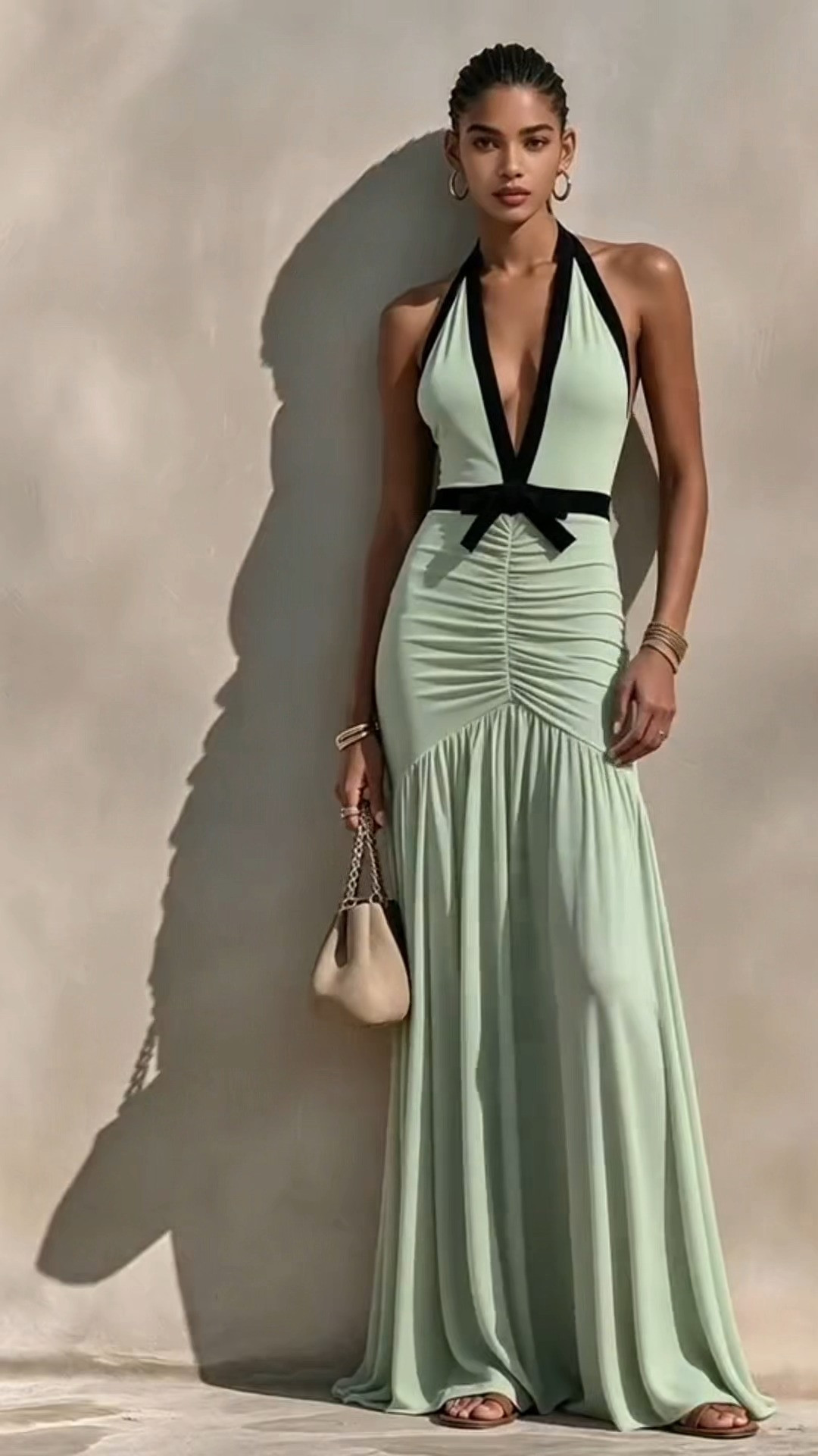 Summer Halter Maxi Dress | Soft Sage Chic Evening Outfit
#VacationDress #MaxiDress #SummerChic #ResortWear #ElegantOutfits
 

 #LTKootd #LTKOver40 #LTKWedding