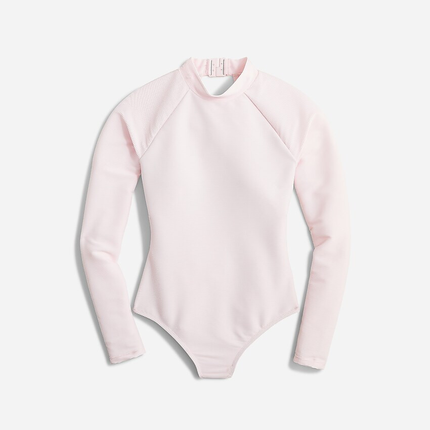 Ribbed long-sleeve one-piece | J. Crew US