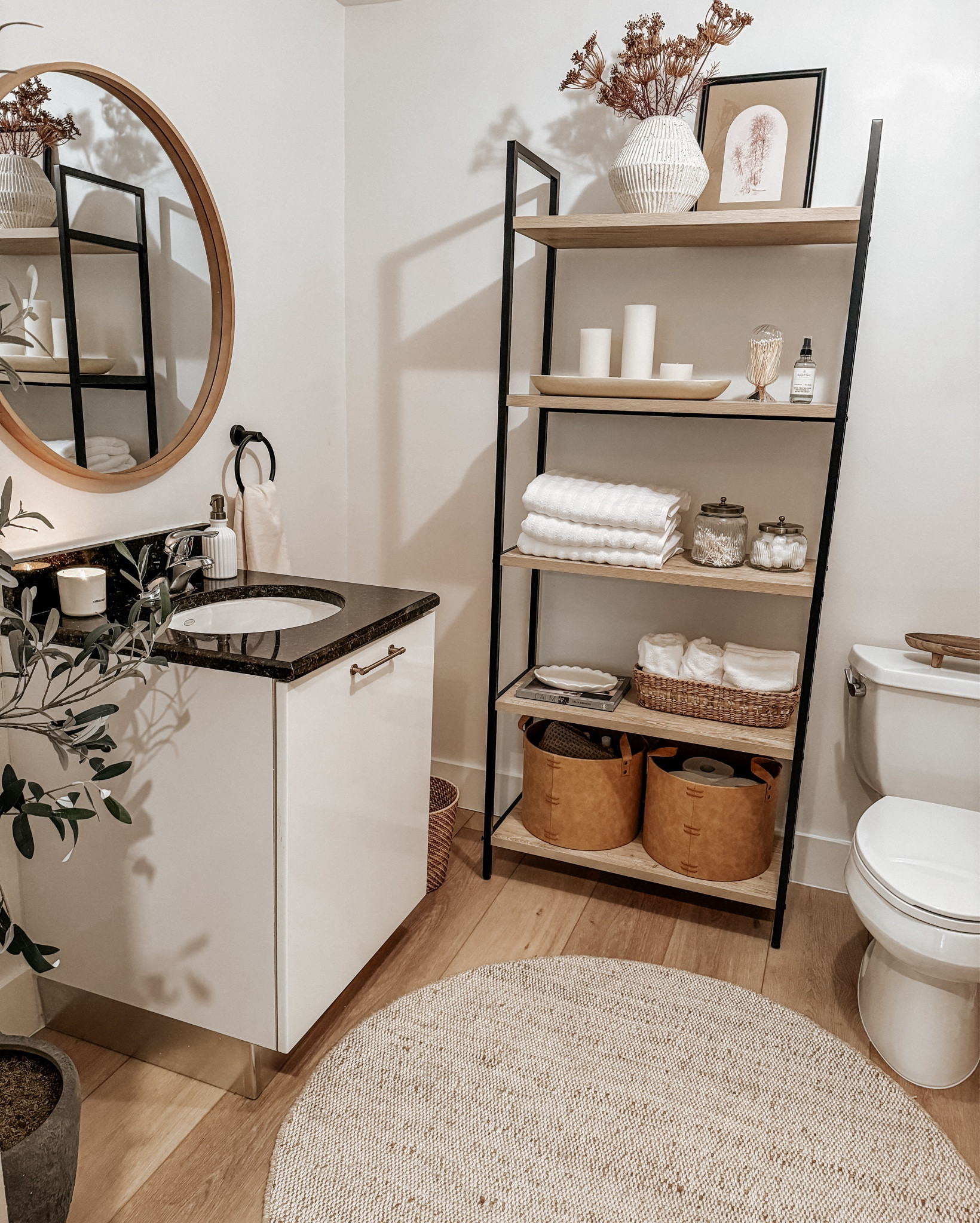 Guest bathroom refresh with new Target finds! After moving my bookshelf into this bathroom, I was inspired to make some updates! Loving the refresh - just need to update the faucet! 

Bathroom, towels, neutral decor, home decor, bathroom styling, bathroom decor, neutral home, neutral bathroom 

#LTKStyleTip #LTKHome