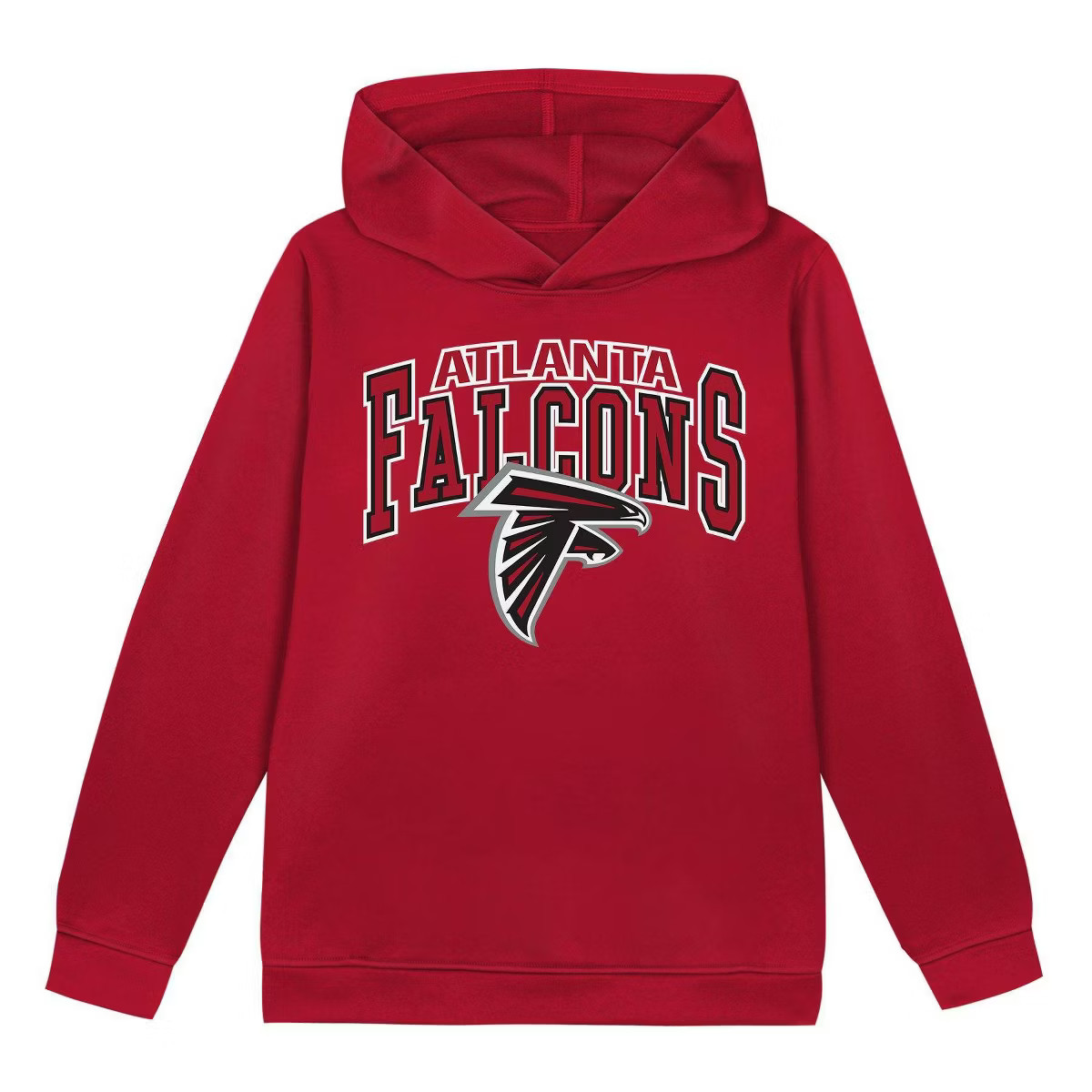 NFL Atlanta Falcons Toddler Boys' Poly Fleece Hooded Sweatshirt | Target