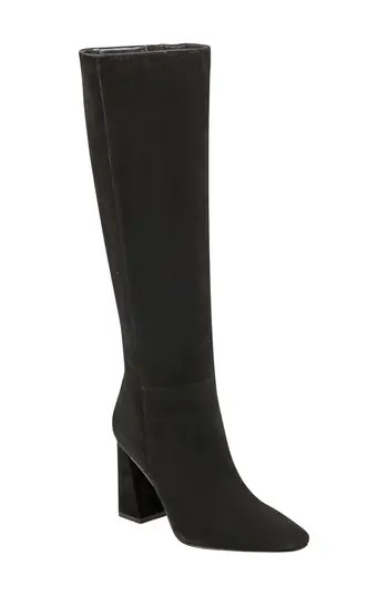 Marc Fisher LTD Yarli Knee High Boot in Black Suede at Nordstrom Rack, Size 6 | Nordstrom Rack
