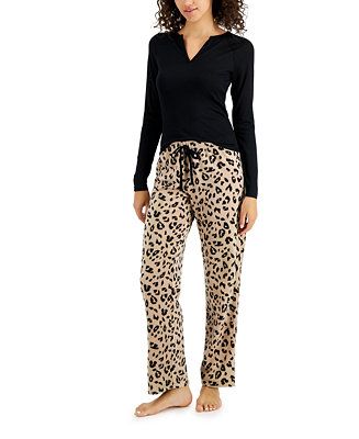 Jenni Long Sleeve and Pant Separates, Created for Macy's - Macy's | Macy's