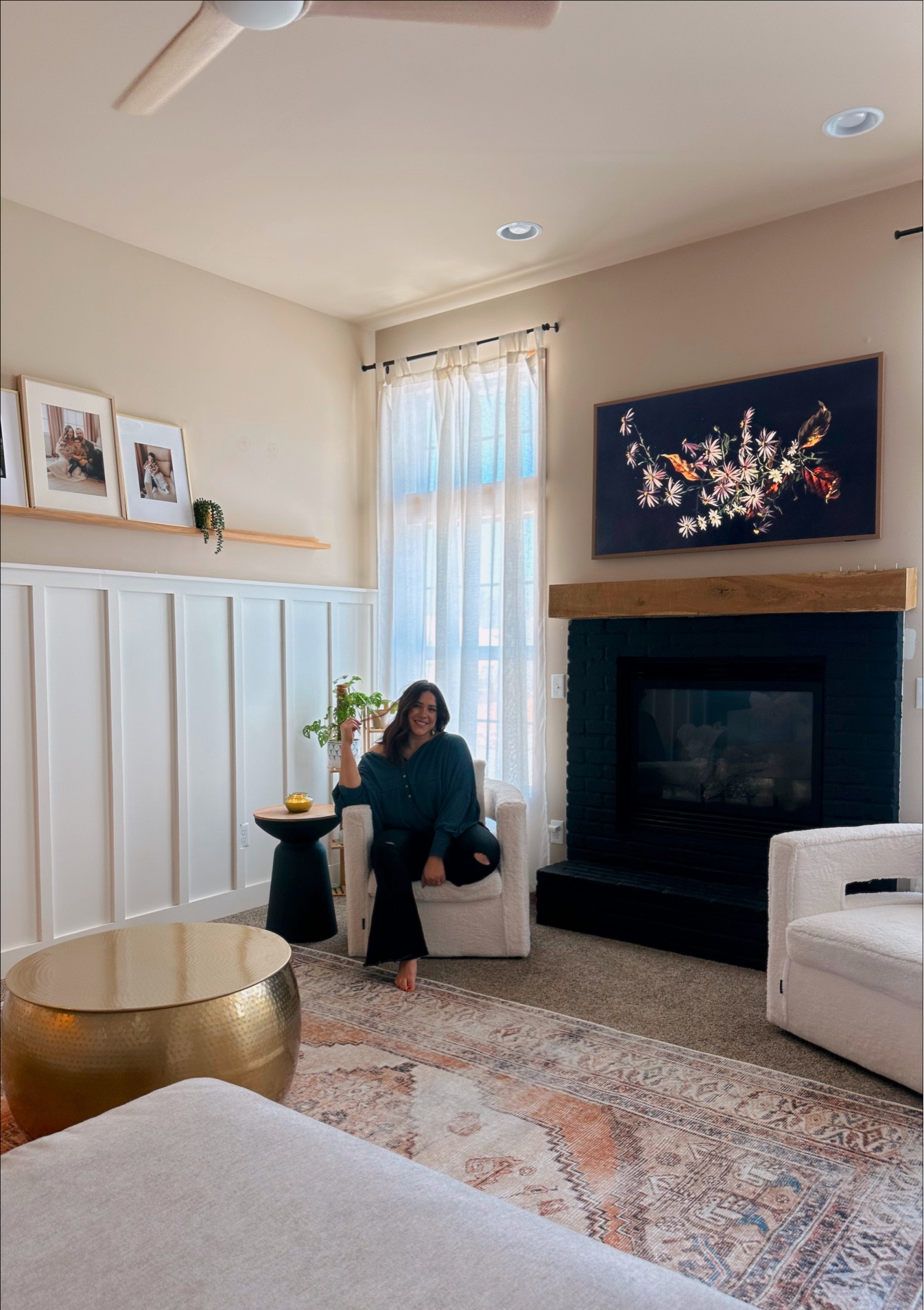 Living room refresh with a washable rug. Cozy home, Scandinavian boho style. CODE balkanina15 for $$ off. 

#LTKSale #LTKfamily #LTKhome