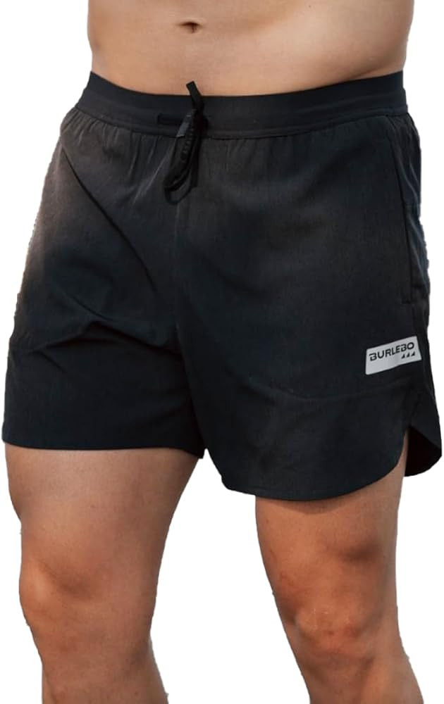 Burlebo Men's Running Shorts with Built-in Liner | Amazon (US)