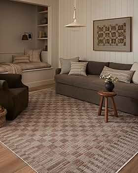 Loloi Amber Lewis Cali Collection CIL-06 Brick/Natural 2'-7" x 10'-0", .25" Pile Height, Runner R... | Amazon (US)