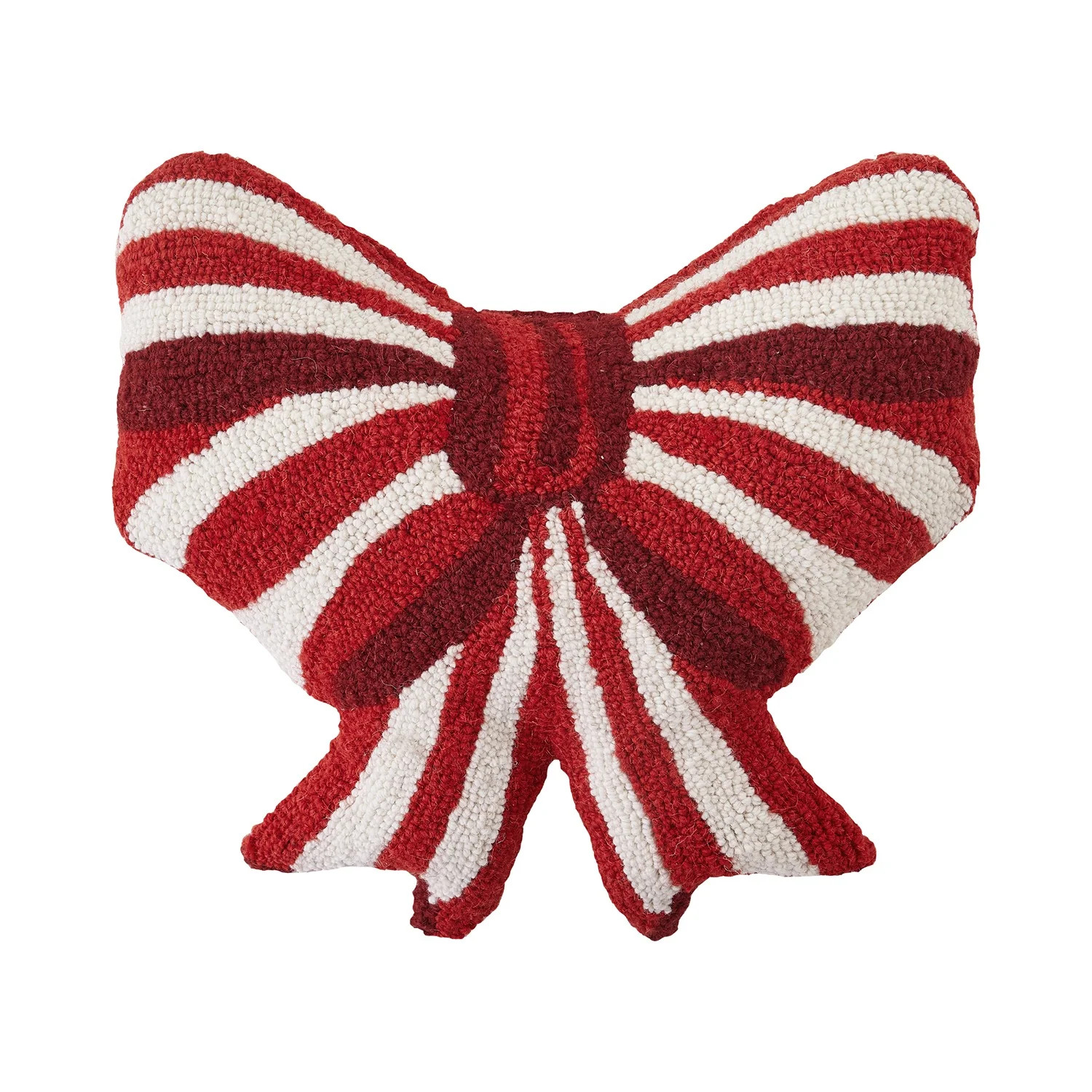 Red & White Bow Shaped Hook Pillow | Gorgeous Living