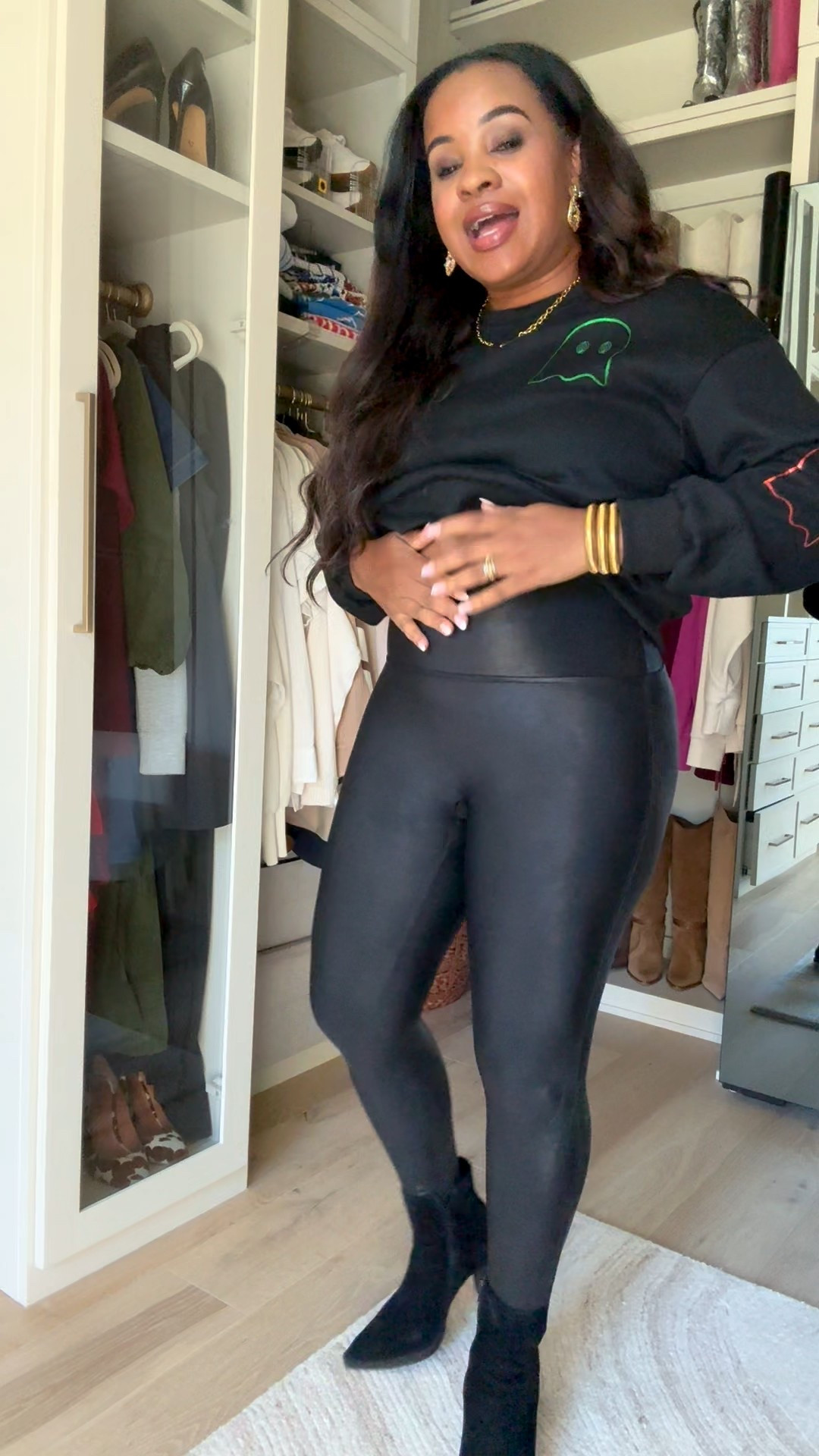 Spanx faux leather leggings on sale for $35!!

#LTKSaleAlert #LTKMidsize