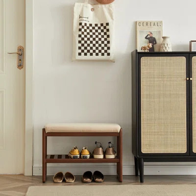 Solid Wood Shoe Bench | Wayfair North America