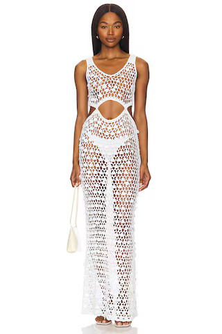 superdown Elena Maxi Dress in White from Revolve.com | Revolve Clothing (Global)