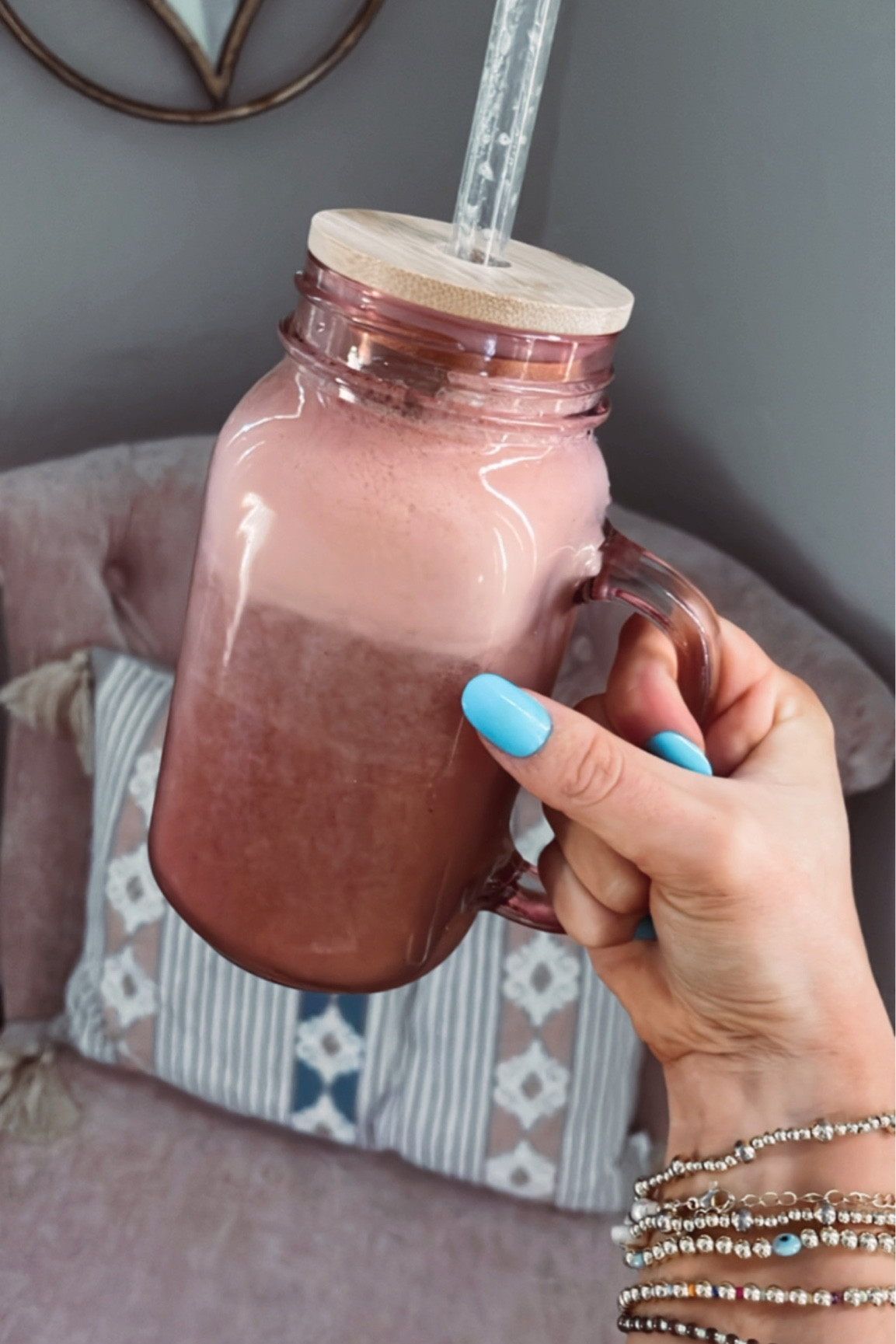 Most perfect smoothie glasses!

#LTKhome #LTKsalealert #LTKkids