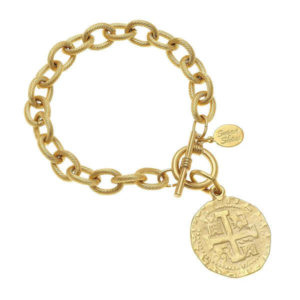 Peruvian Coin Toggle Bracelet | Susan Shaw