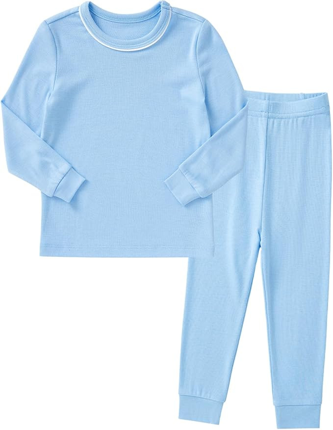 pureborn Baby Pajamas Set Pjs - Kids Toddler Boy Girl Long Sleeve Snug Fit Cotton Sleepwear 2pcs ... | Amazon (US)