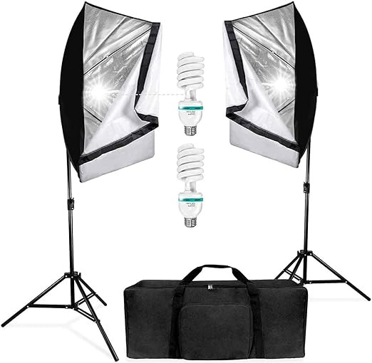 LimoStudio [2 Pack] 700W Photo Video Studio Soft Box Lighting Kit, 20 x 28 Inch Dimension Softbox... | Amazon (US)