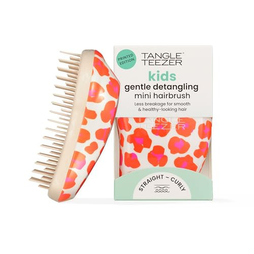 Tangle Teezer Original Detangler Brush, Dry & Wet Travel Size Mini Hair Brush, for Kids & All Hair Types, Orange Safari | Amazon (US)