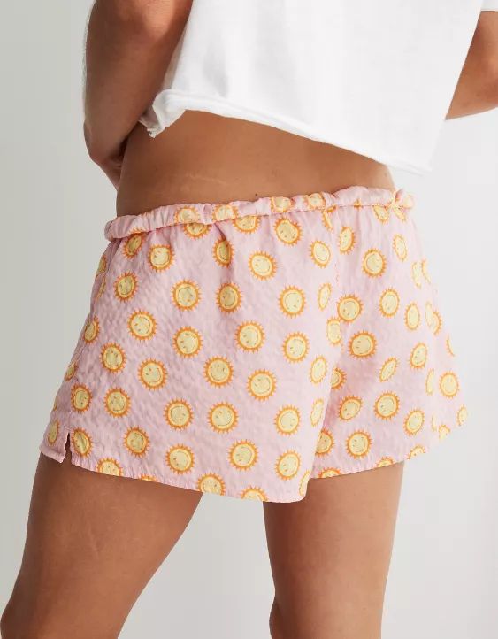 Aerie Smiley® Seersucker Boxer | American Eagle Outfitters (US & CA)