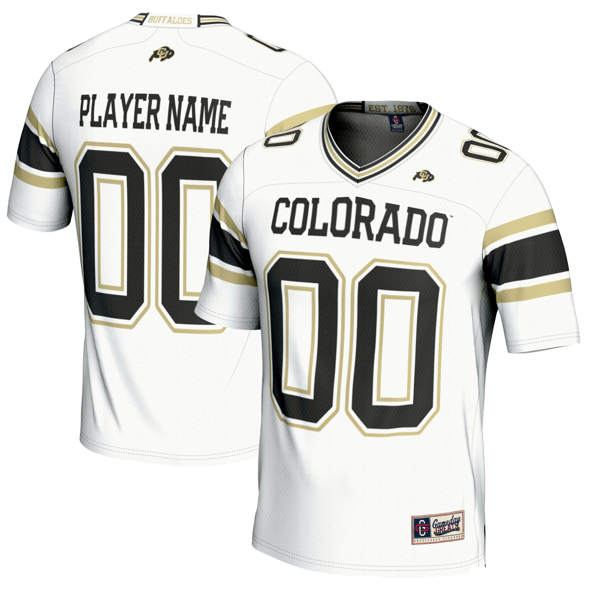 Colorado Buffaloes GameDay Greats NIL Pick-A-Player Football Jersey - White | Fanatics