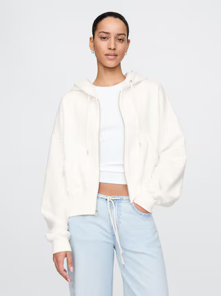 VintageSoft Wedge Zip Hoodie | Gap (US)