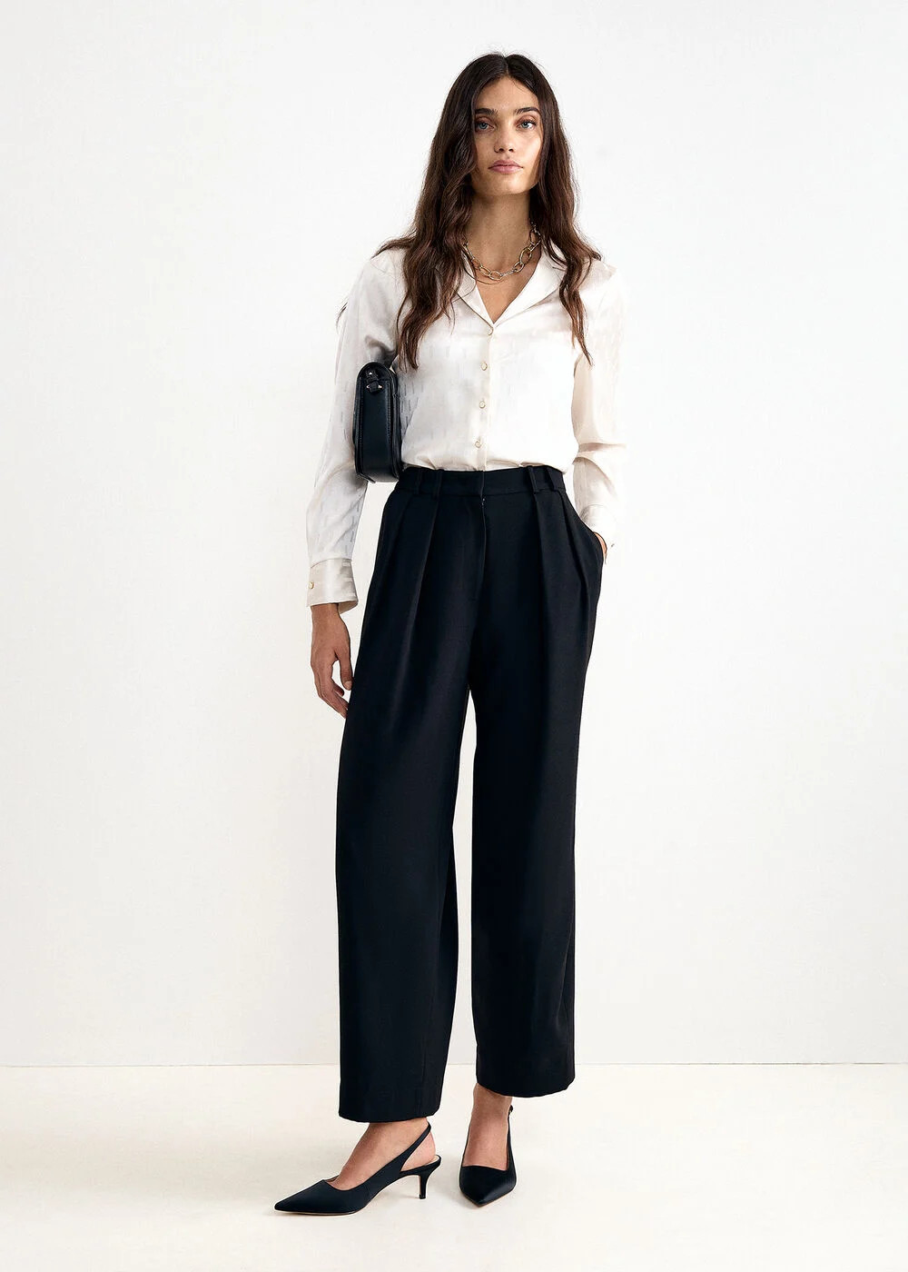 Madeline Pleat Straight Leg Trousers | Phase Eight