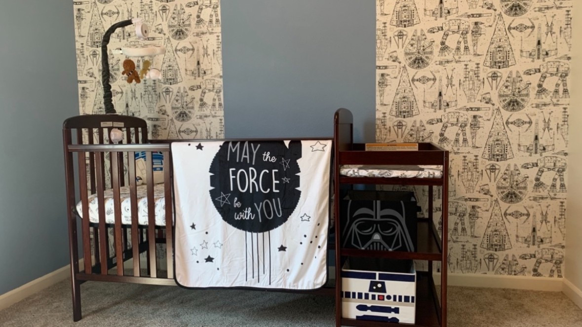 Star Wars nursery | Disney Nursery | Nursery | Nursery decor | Nursery theme | Baby Nursery | Baby | pregnant | pregnancy | family | nerd 

#LTKKids #LTKBaby #LTKBump