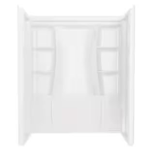 Delta Classic 500 60 in. W x 73.25 in. H x 32 in. D 3-Piece Direct-to-Stud Alcove Shower Surround... | The Home Depot