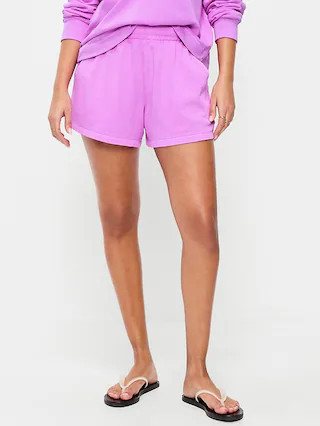 Extra High-Waisted Sweat Shorts -- 5-inch inseam | Old Navy (US)