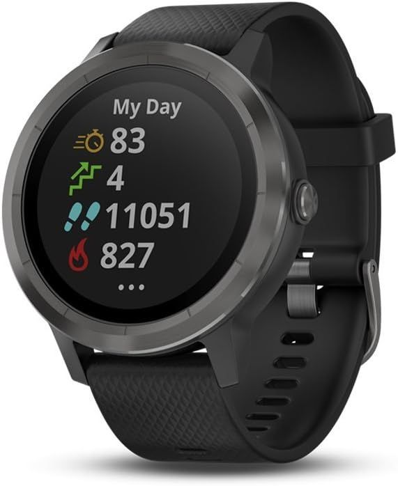 Garmin vívoactive 3 GPS Smartwatch - Black & Gunmetal (Renewed) | Amazon (US)