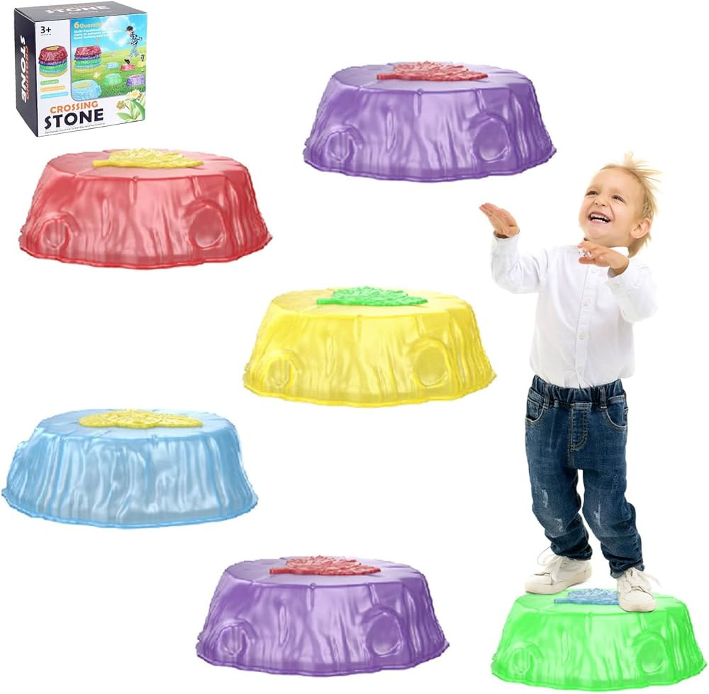 Light Up Stepping Stones for Kids, Light Up Musical Stepping Stones, Music Stepping Stones, Light... | Amazon (US)