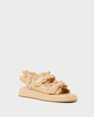 Blaise Caramel Leather Platform Sandal | Loeffler Randall