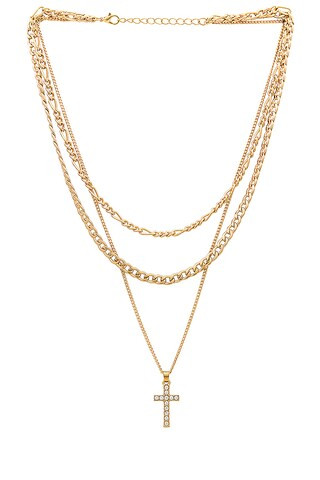 Reagan Necklace in Gold | Revolve Clothing (Global)