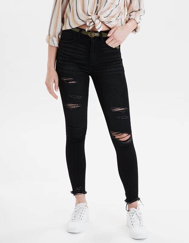 AE Ne(X)t Level Super High-Waisted Jegging Crop | American Eagle Outfitters (US & CA)
