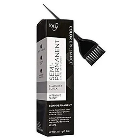 ION Color Brilliance SEMI-PERMANENT Creme Hair Color Dye No Ammonia No Peroxide (w/Sleek Tint Brush) Intensive Shine Cream Haircolor (Clear - 3 oz) | Walmart (US)