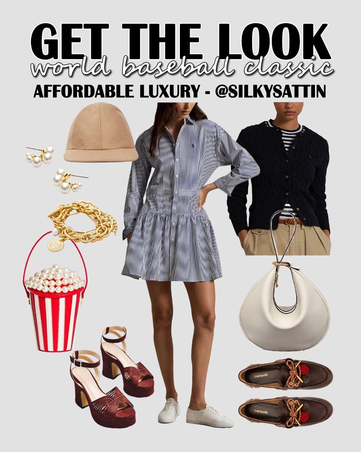 Get the Look: World Baseball Classic

Sports, but make it fashionable because a basic outfit just won’t cut it here. Oo and of course the novelty handbag; can’t forget a themed novelty handbag. That’s our favorite!

Check out my profile for other baseball inspired looks, all at different price points.

Affordable Style: Up to $150
Affordable Luxury: Up to $300
Luxury Style: $300 and Above

*If you’re loving the vibes, “heart” this post. I update the additional options of all my posts as I find additional articles and/or items start selling out.

baseball, ballpark, world classic, sports party #baseball #ballpark #worldclassic #sports #party #casual #ootd #ootn #women #fashion

#LTKSaleAlert #LTKActive #LTKSeasonal