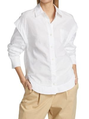 Marley Ruched Sleeve Shirt | Saks Fifth Avenue OFF 5TH