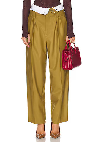 Double Waistband Trouser | FWRD 