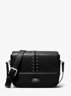 Astor Medium Studded Leather Messenger Bag | Michael Kors US
