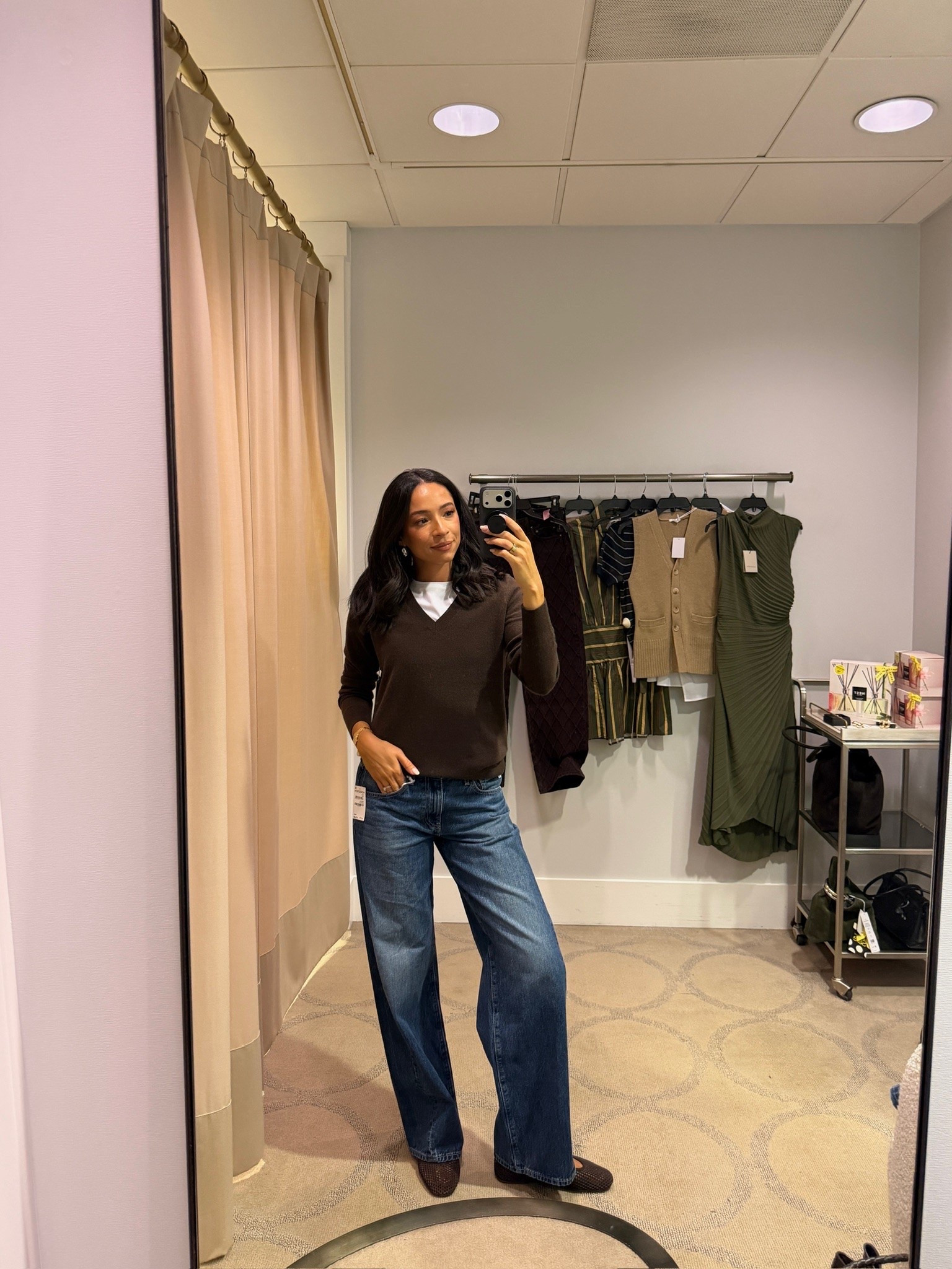 Fall outfit 🍁🍂 Wearing size S white tee, size S cashmere sweater (classic fit - I wish I would’ve sized up to a M for a more oversized fit) low rise jeans run big (could size down) 

fall fashion, nsale, nordstrom sale, nordstrom anniversary sale, nordstrom sale outfit, sale outfit, fall shoes, mom outfit, postpartum outfit, casual outfit, casual chic outfit, rag and bone jeans, designer jeans, denim

#LTKSaleAlert #LTKSeasonal