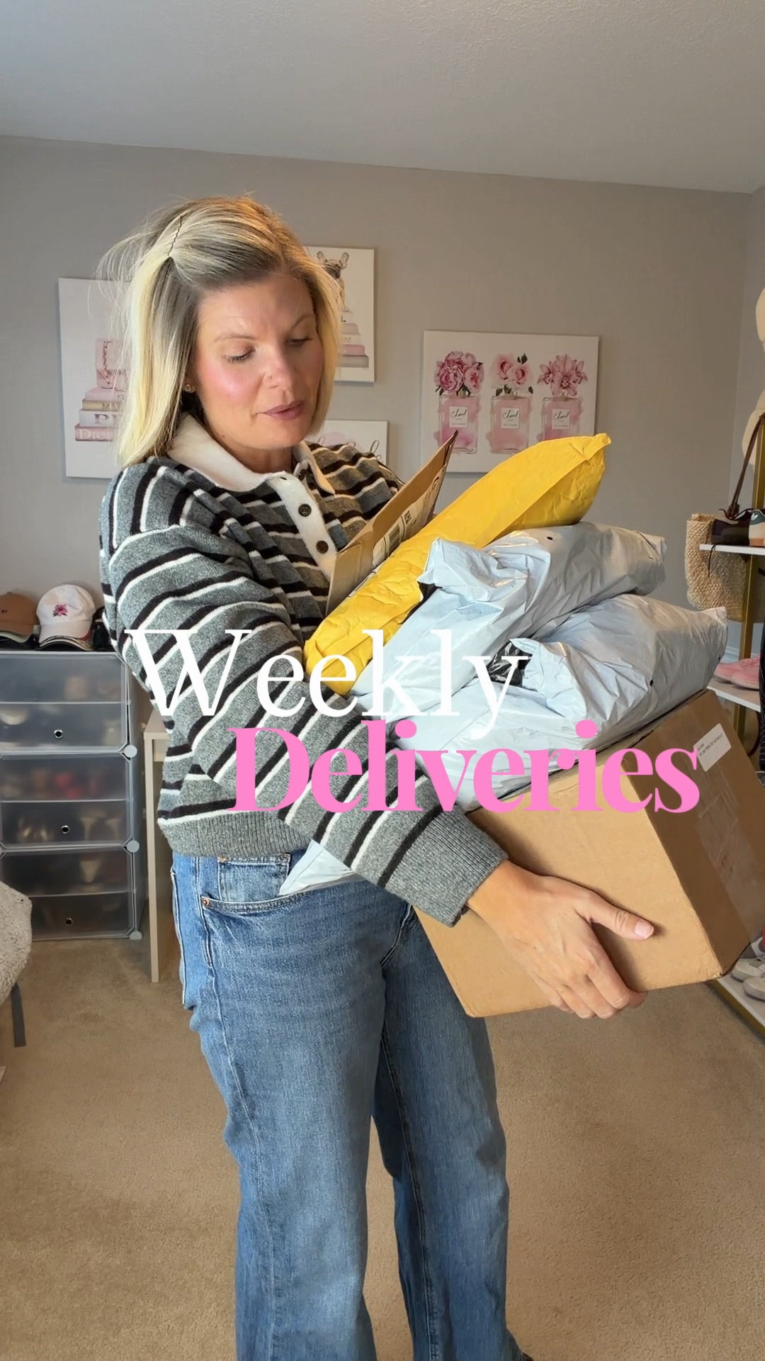 Weekly Deliveries 
Necklace from Made by Mary
Detergent from Persil 