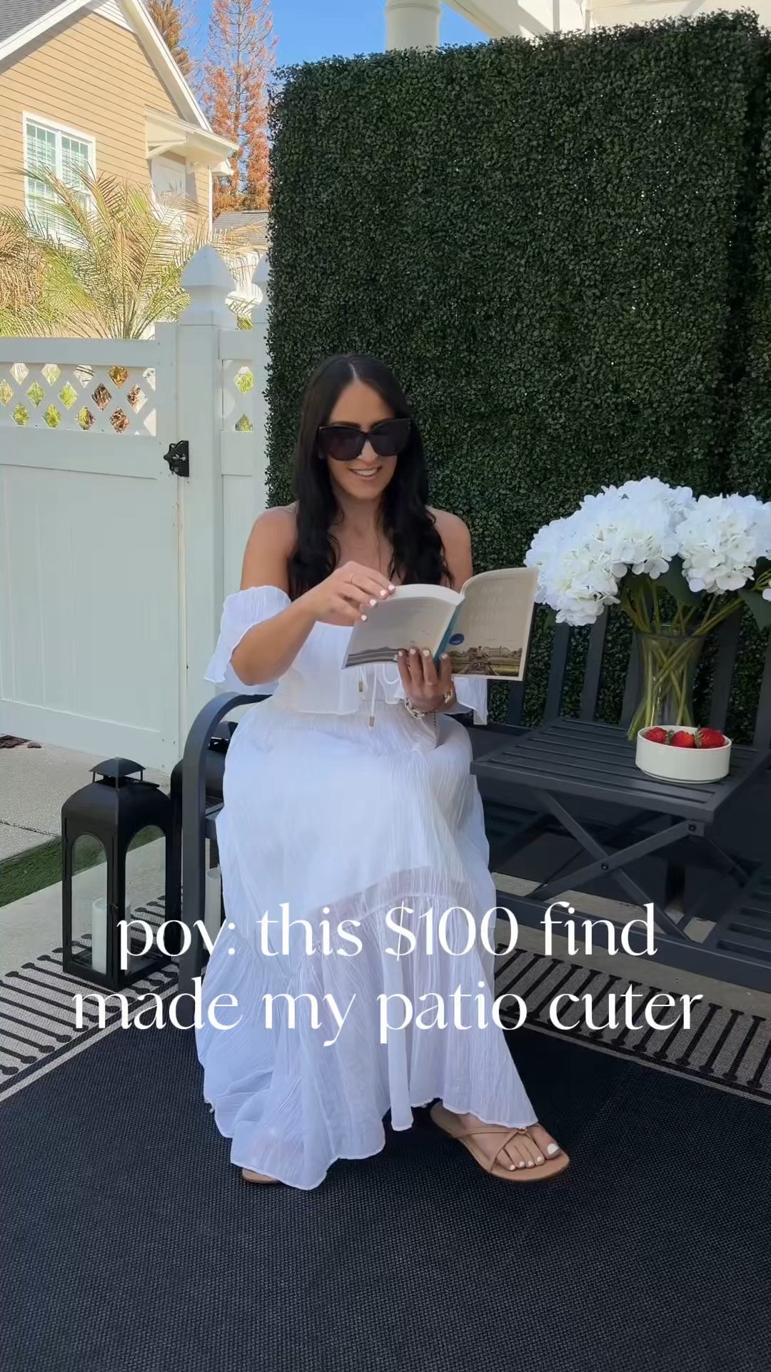 Now $100 💁🏻‍♀️ comment BENCH and I’ll send you the details. 

My patio’s little upgrade and I’m obsessed 🤍 this outdoor bench with a built in table is such a good Amazon find for small patios, porches, balconies, front entryways, and backyard spaces. It gives you extra seating without taking up a ton of room, and the center table is perfect for coffee, drinks, or decor. 

For around $100, this is such a cute patio furniture find that makes your outdoor space look more styled and put together.

#amazonfinds #patiodecor #outdoorfurniture #backyarddecor #amazonhome