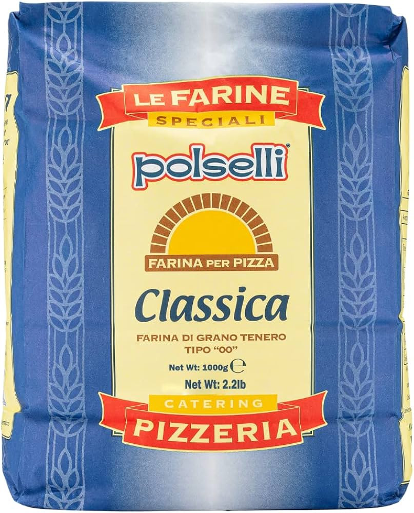 Classica, Tipo "00" Double Zero Flour Extra Fine, 11 lbs (5 kg), Neapolitan Italian Pizza, Bread,... | Amazon (US)