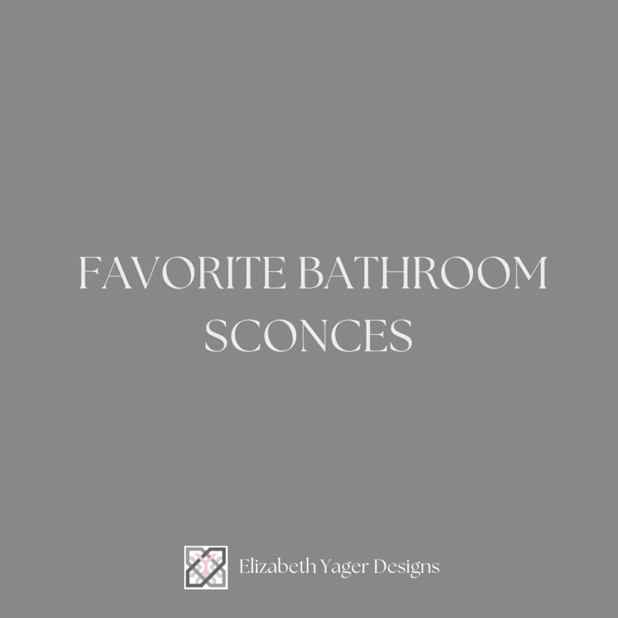 EYD’s favorite sconces.