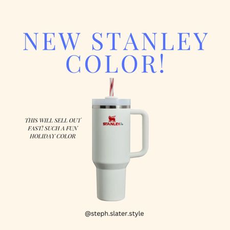 New Stanley holiday color alert! These will sell out fast! 