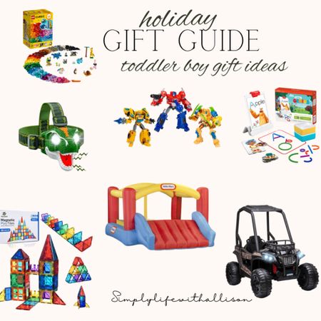 Toddler boys gift guide #toddlertoys #giftguide #toddlergifts 

#LTKGiftGuide #LTKkids #LTKHoliday