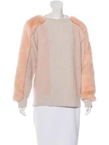 Stella McCartney 2016 Fur Free Fur Sweater | The Real Real, Inc.
